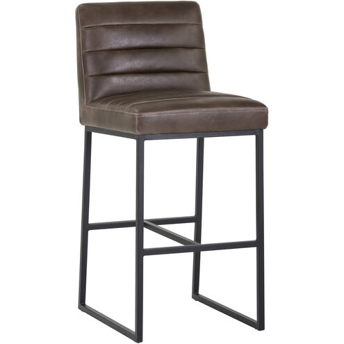 Spyros 41 inch Havana Dark Brown Barstool